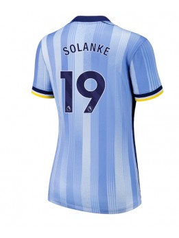 Billige Tottenham Hotspur Dominic Solanke #19 Bortedrakt Dame 2024-25 Kortermet